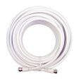 Wilson Cable 50 ft. white RG6 low loss coax cable - 670WI950650 For Discount