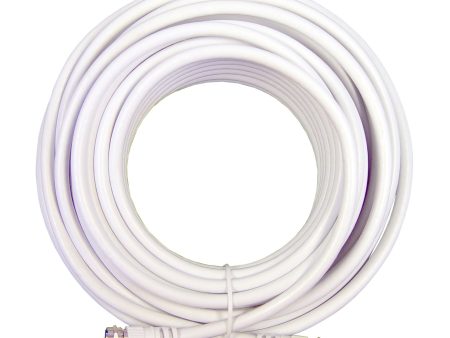 Wilson Cable 50 ft. white RG6 low loss coax cable - 670WI950650 For Discount