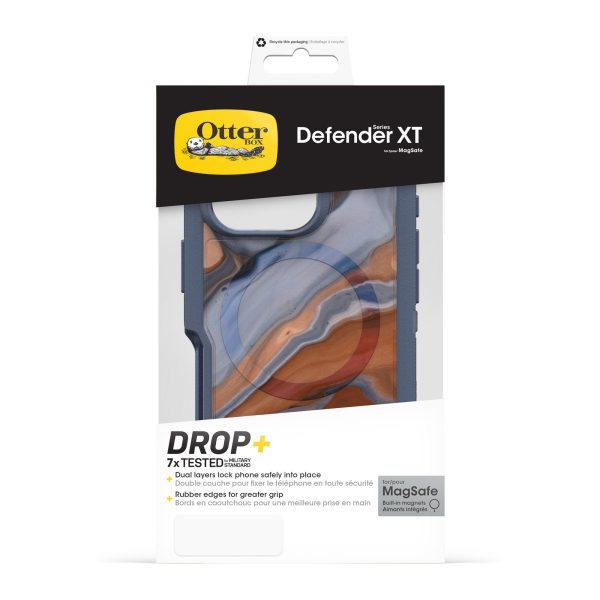 iPhone 16 Pro Otterbox Defender XT Clear Pro w  MagSafe Series Case - Clear Blue - High Desert Agate - 15-12980 Online