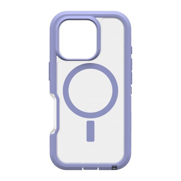 iPhone 16 Pro Otterbox Defender XT Clear Pro w  MagSafe Series Case - Clear Purple - Lavendar Haze - 15-12981 Online now