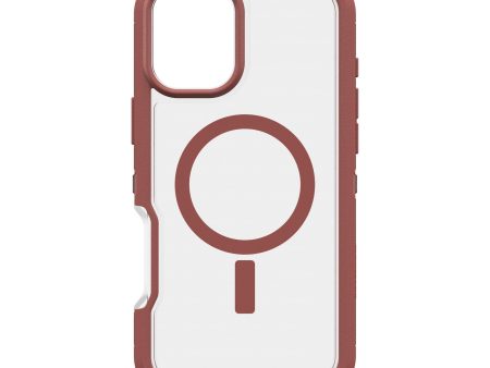 iPhone 16 Plus Otterbox Defender XT Clear Pro w  MagSafe Series Case - Clear Red - Dust Bowl - 15-12963 Online Sale