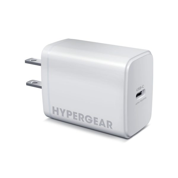 HyperGear 40W USB-C GaN Wall Charger - White - 15-13718 Hot on Sale