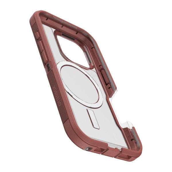 iPhone 16 Pro Otterbox Defender XT Clear Pro w  MagSafe Series Case - Clear Red - Dust Bowl - 15-12979 Cheap