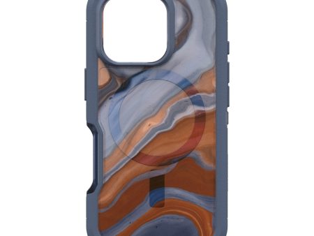 iPhone 16 Pro Otterbox Defender XT Clear Pro w  MagSafe Series Case - Clear Blue - High Desert Agate - 15-12980 Online