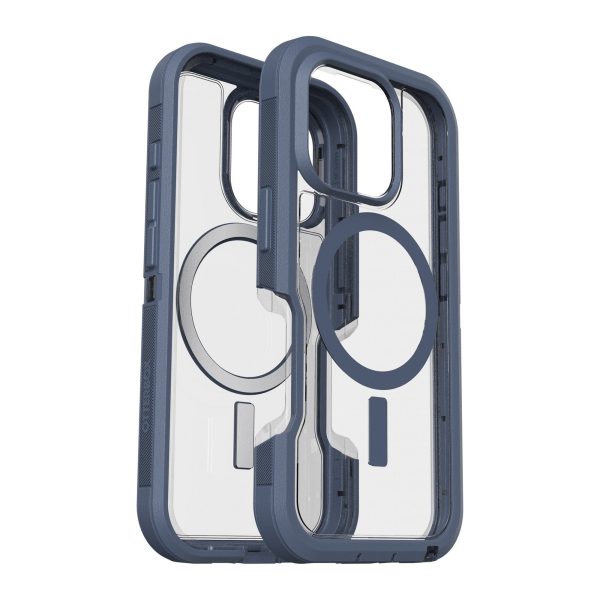 iPhone 16 Pro Otterbox Defender XT Clear Pro w  MagSafe Series Case - Clear Blue - Mountain Storm - 15-12982 Discount