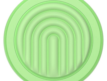 PopSockets PopGrip for MagSafe Round with Adapter Ring PopOut Curves Matcha Dew Discount