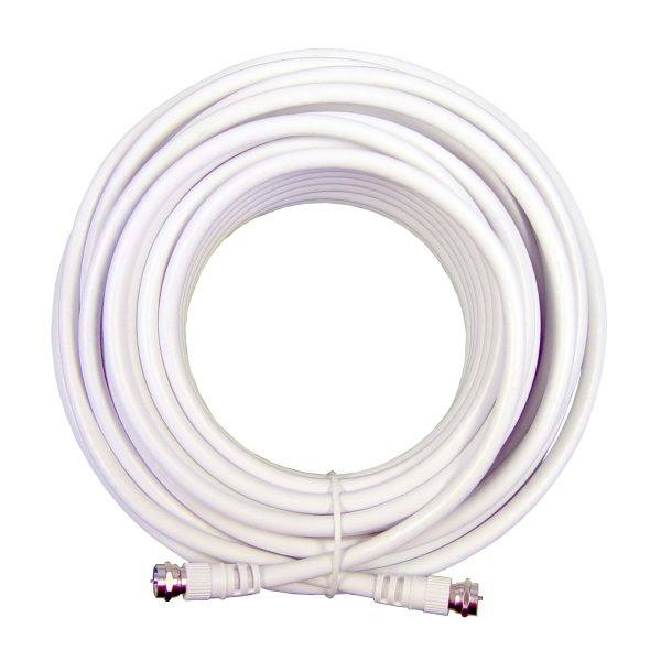 Wilson Cable 30 ft. white RG6 low loss coax cable - 670WI950630 Online now