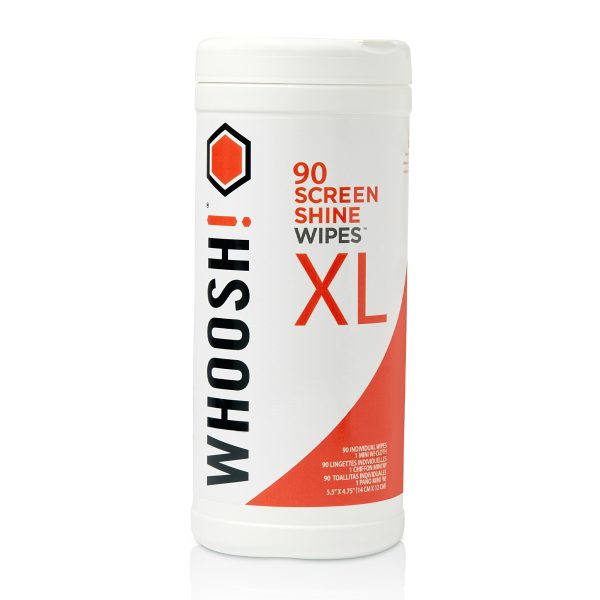 WHOOSH! Screen Shine Wipes XL (90) In Canister - 15-13162 Fashion