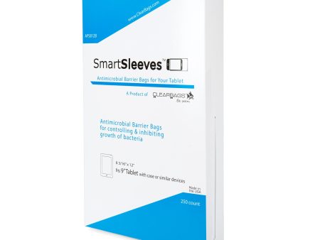 ClearBags Antimicrobial SmartSleeves for Tablets - XLarge (250pcs) - 15-07388 Online now