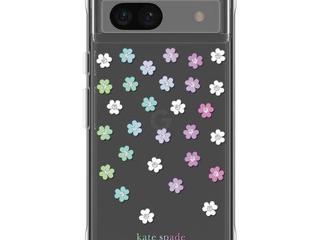 Kate Spade Protective Hardshell Case Scattered Flowers for Google Pixel 8a For Discount