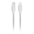 HyperGear 10 ft. (300cm) USB-C to Lightning Braided Charge and Sync Cable - White - 15-12119 Fashion