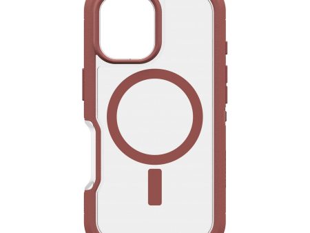 iPhone 16 Otterbox Defender XT Clear Pro w  MagSafe Series Case - Clear Red - Dust Bowl - 15-12971 For Discount