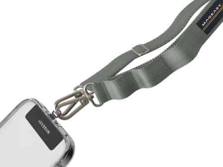 Universal MAGEASY 20mm Adjustable Strap Phone Lanyard - Misty Blue - 15-12109 Hot on Sale