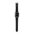 Apple Watch 38 40 41mm Otterbox Cactus Leather Watch Band - Black - Noir Ash - 15-13351 For Sale