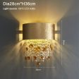 Modern Crystal Gold Wall Sconce Lamp For Bedroom Creative Home Décor Living Room Fixture Sale