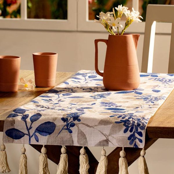 Tropical Paradise Linen Table Runner Cheap