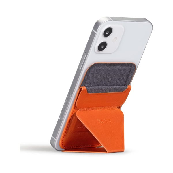 Universal MOFT Snap-On Magnetic MagSafe Wallet Stand - Orange (English Only Packaging) - 15-10484 Discount