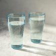 Quoise Glass Tumbler Set of Two (Tall) For Cheap