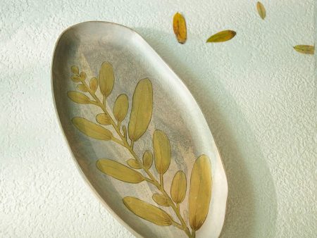 Wisteria Yellow Platter - Small Discount