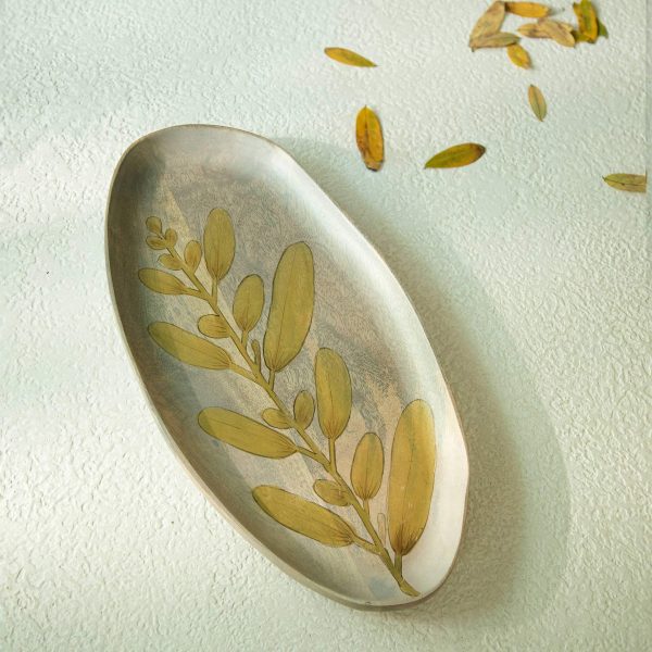 Wisteria Yellow Platter - Small Discount