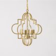 Lighting Luxury Hollow Gold Pendant Lights Led Hanging Lamp for Dining Room Kitchen Lighting Fixtures Home Lighting (Gold Width 42cm H50cm) Cheap