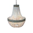 Retro Loft Vintage Chandelier Rustic Round Wooden Beads Pendant Lamp For Cheap