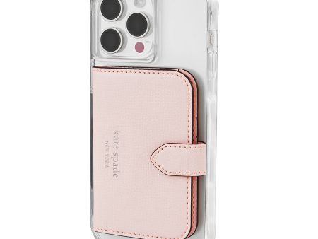 Universal Kate Spade Morgan Magnetic Wallet - Chalk Pink - 15-13654 For Sale