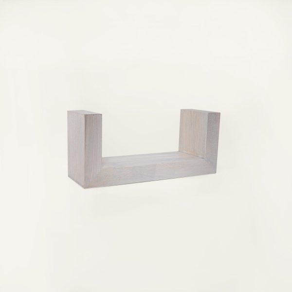 white wooden shelf- small Online now