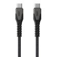 UAG 5 ft. 150cm USB-C to USB-C Kevlar Rugged Charge and Sync Cable - Black - 15-12678 Fashion