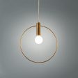 Modern Single Ring Pendant Light - Stylish Suspension Lamp for Lobby and Dining Room Décor Fashion