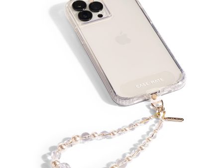 Universal Case-Mate Beaded Phone Wristlet - Crystal Pearl - 15-11273 Online