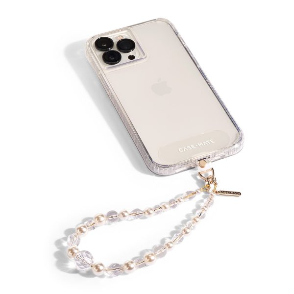 Universal Case-Mate Beaded Phone Wristlet - Crystal Pearl - 15-11273 Online