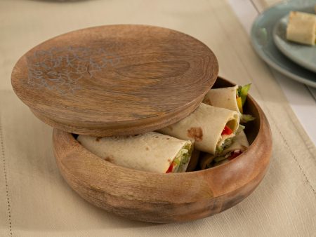 Upper Crust wooden Roti Bowl Cheap