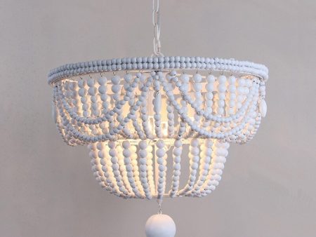 Wooden Bead Chandelier – Perfect Lighting for any Children s Bedrooms or Princess Rooms Supply