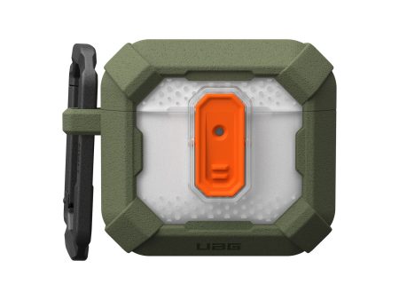 Airpods 4th Gen UAG Plasma Case - Olive Drab - 15-13713 For Sale