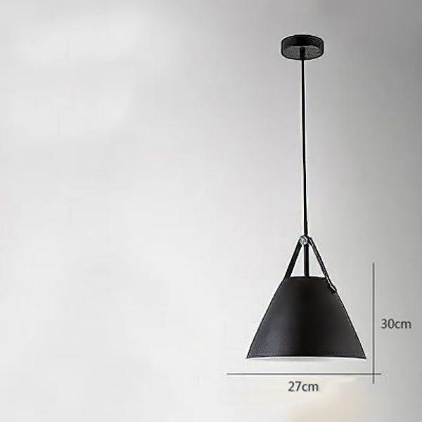 Modern Northern European pendant lamp, tapered iron design Online Sale