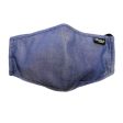 Uunique Blue Denim Reusable Face Mask - 15-08410 For Cheap