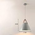 Modern Northern European pendant lamp, tapered iron design Online Sale