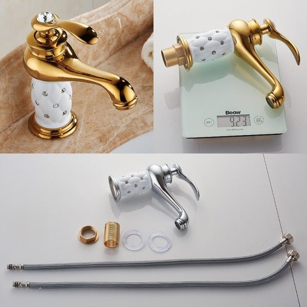 Single Handle Antique Bronze Finish Bathroom Faucet Brass Basin Sink Solid Brass Faucets  Water Mixer Taps Bath Crane Hot on Sale