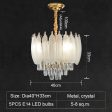 White Modern Living Room Crystal Chandelier Online Sale