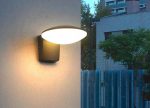 Modern Waterproof Outdoor LED Porch Wall Sconce: Wired or Solar Garden and Yard Lighting Online