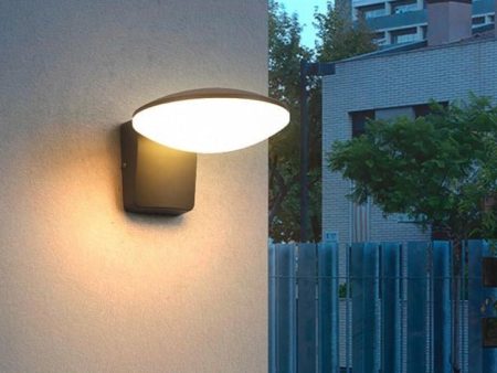 Modern Waterproof Outdoor LED Porch Wall Sconce: Wired or Solar Garden and Yard Lighting Online