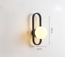 Minimalist Glass Aisle Wall Lamp Balcony Corridor Porch Bedroom Creative Wall Lights Hot on Sale