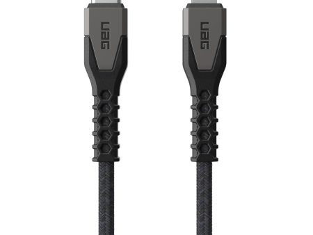 UAG 5 ft. 150cm USB-C to Lightning Kevlar Rugged Charge and Sync Cable - Black - 15-12679 For Cheap