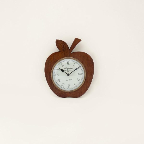 apple wooden wall clock Online Hot Sale