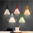 Pendant Lights, Modern Colorful Birdcage LED Kitchen Island Hanging Lighting Fixture For Sale