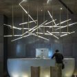 Post Modern Long Tube Branch LED Pendant Light Loft Hanging Lamp Office Bar Track Lamp Restaurant Showroom Shop Hanglamp Light For Cheap