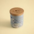 Vanilla & Lavender Natural Soy Wax Ceramic Jar with Wooden Lid (1 Wick) Online Hot Sale