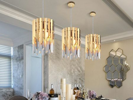 Small Round k9 Crystal Modern Led Chandelier for Living Room Kitchen Dining Room Bedroom Bedside For Cheap