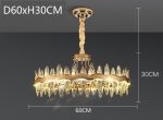 Living Room Luxury Modern Crystal Chandeliers Kitchen Island Light Online now